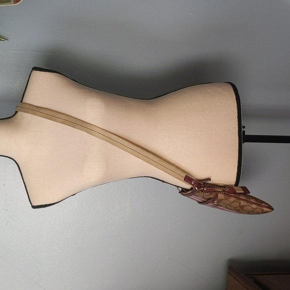 Coach Heritage Stripe Collection swing pack/messenger bag 41664 - Picture 6 of 7